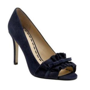 Enzo Angolini Suede Open-toe Heels